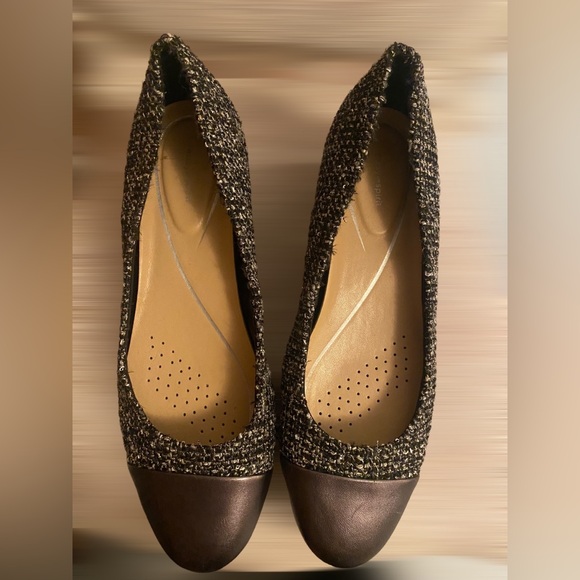Easy Spirit Libie Tweed Block Heel Leather Toe Women’s Sz 10 Worn Once $109 - Picture 6 of 8